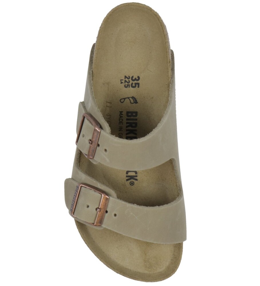 Birkenstock Unisex Arizona Oiled Leather Regular Tabacco Brown Habana 40 - side b