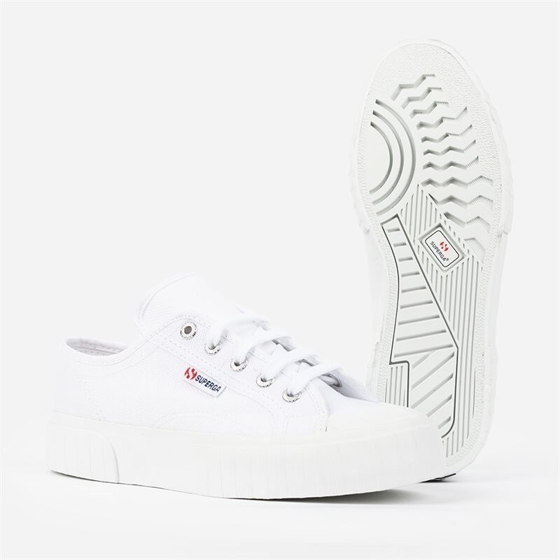 Superga 2630 Stripe 901 White - side b