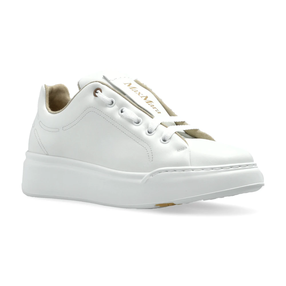 Max Mara Dame Sko Hvit 40 EU - side b