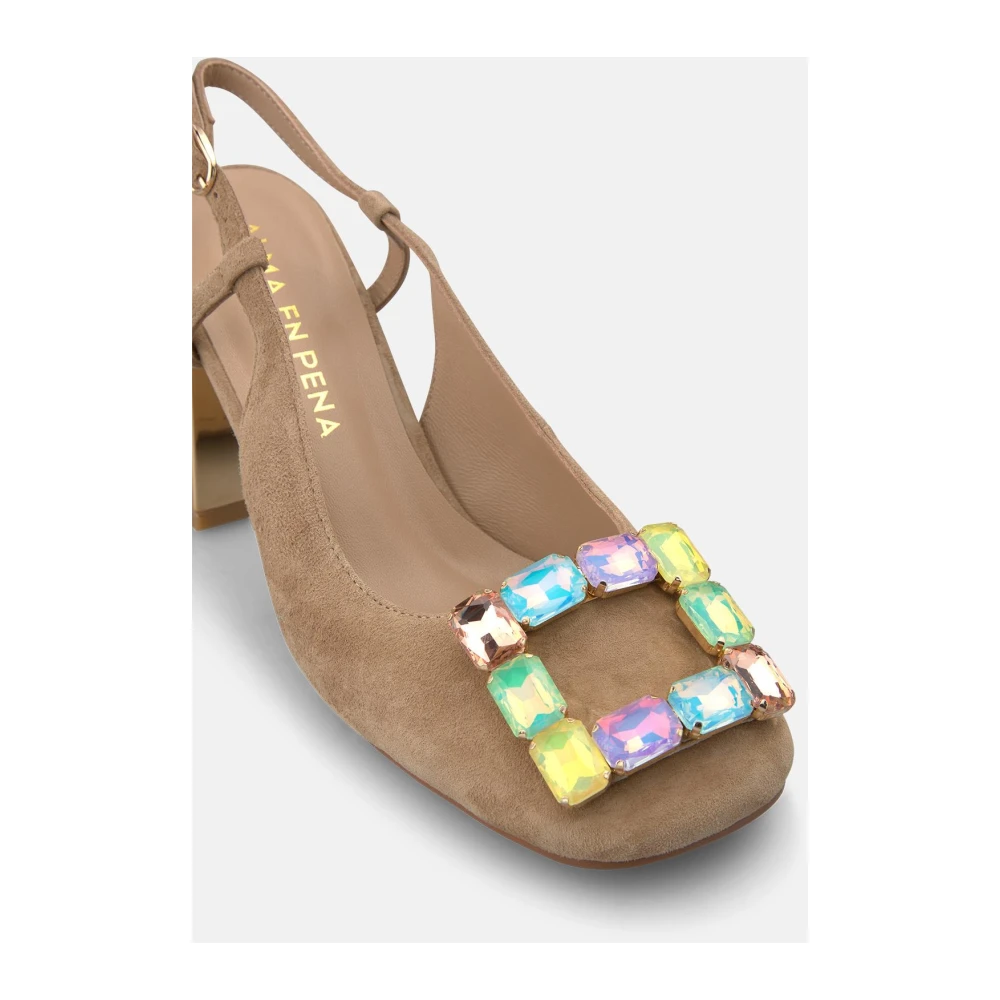 Alma EN Pena, Dame, Sko, Beige, 39 EU, - side b