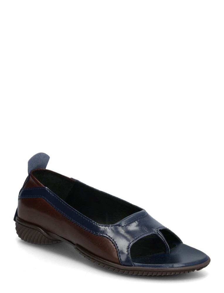 MIISTA Loma Brown And Navy Thonge Ballerinas   Brown   40 - main photo