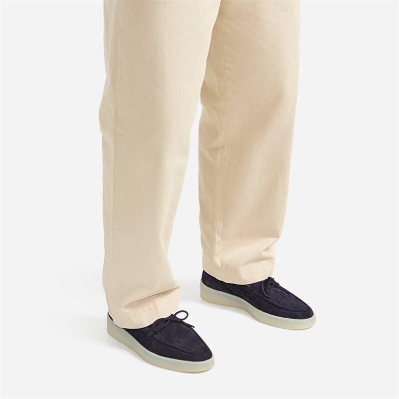 Lottusse Fornells Loafer - Camoscio Marino Blå 45 - side b