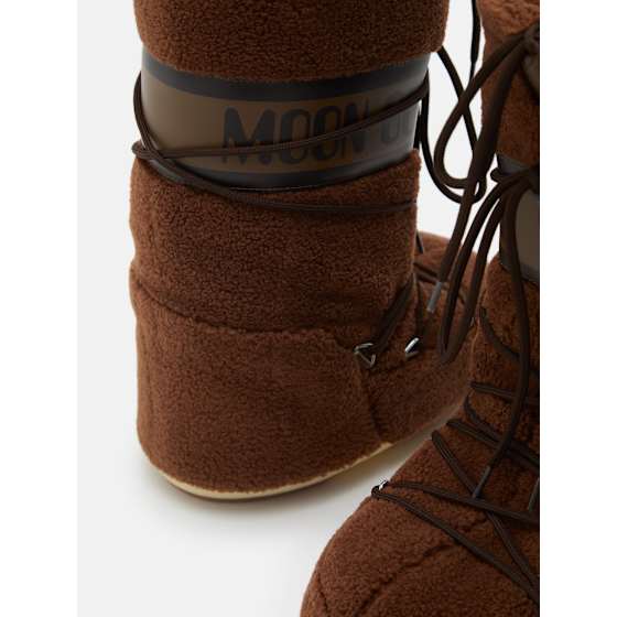 Moon Boot Icon Fleece Boots Brown 35/38 - side b