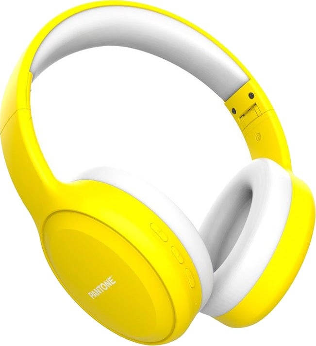 Pantone PT WH008 Bluetooth hodetelefoner Gul