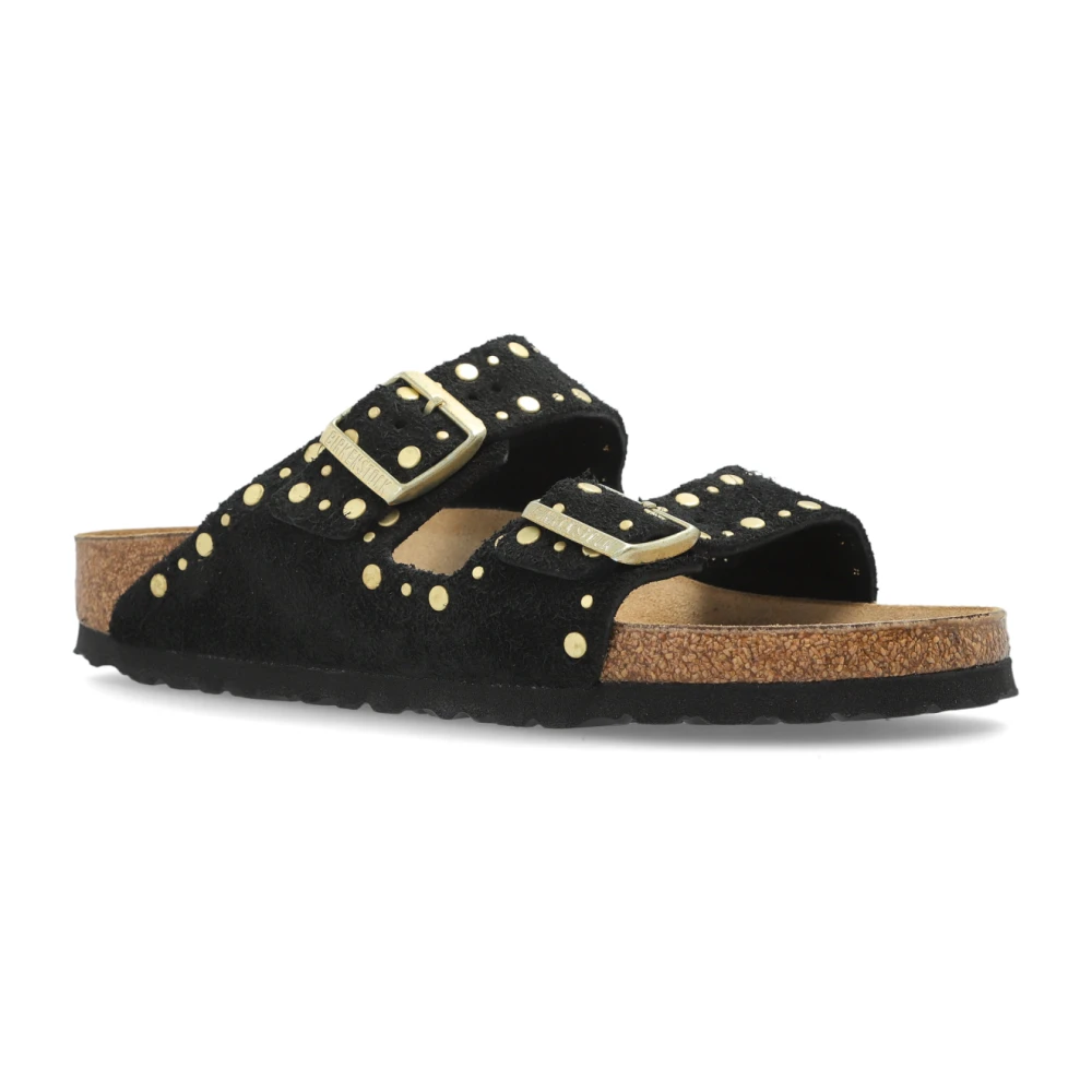 Birkenstock Dame Sko Svart 38 EU, - side b
