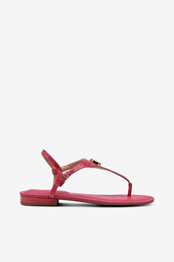 Lauren Ralph Lauren   Sandaletter Large Croc Emboss Ellington SN Csl   Rosa - main photo