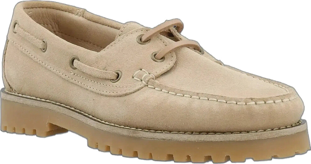 Bianco Biacapri Boat Shoe Suede - Cream - 38 - main photo