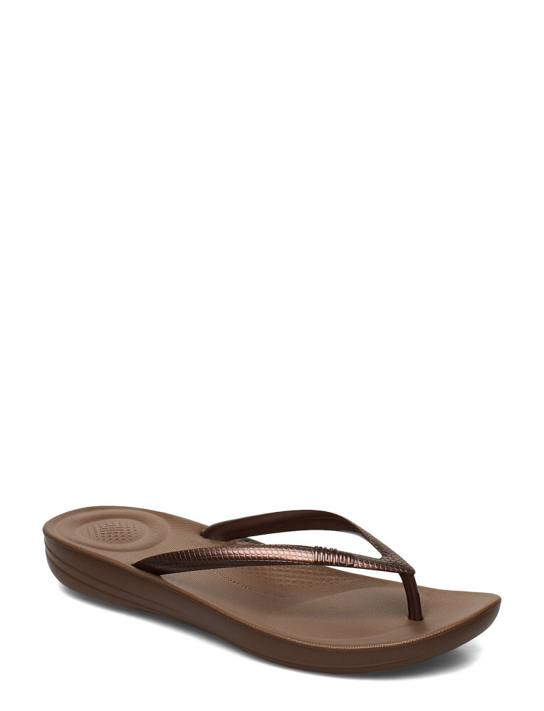 FitFlop Iqushion Ergonomic Flip-Flops - Brown - 42 - main photo