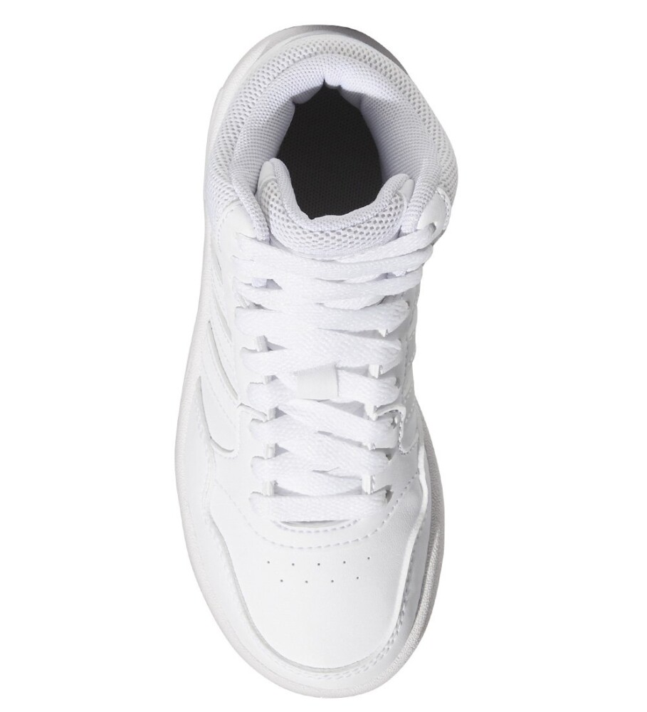 Adidas Hoops 3.0 Mid K Ftwwht/Ftwwht/Gretwo 37 1/3 (Uk 4.5) Sneakers - side b