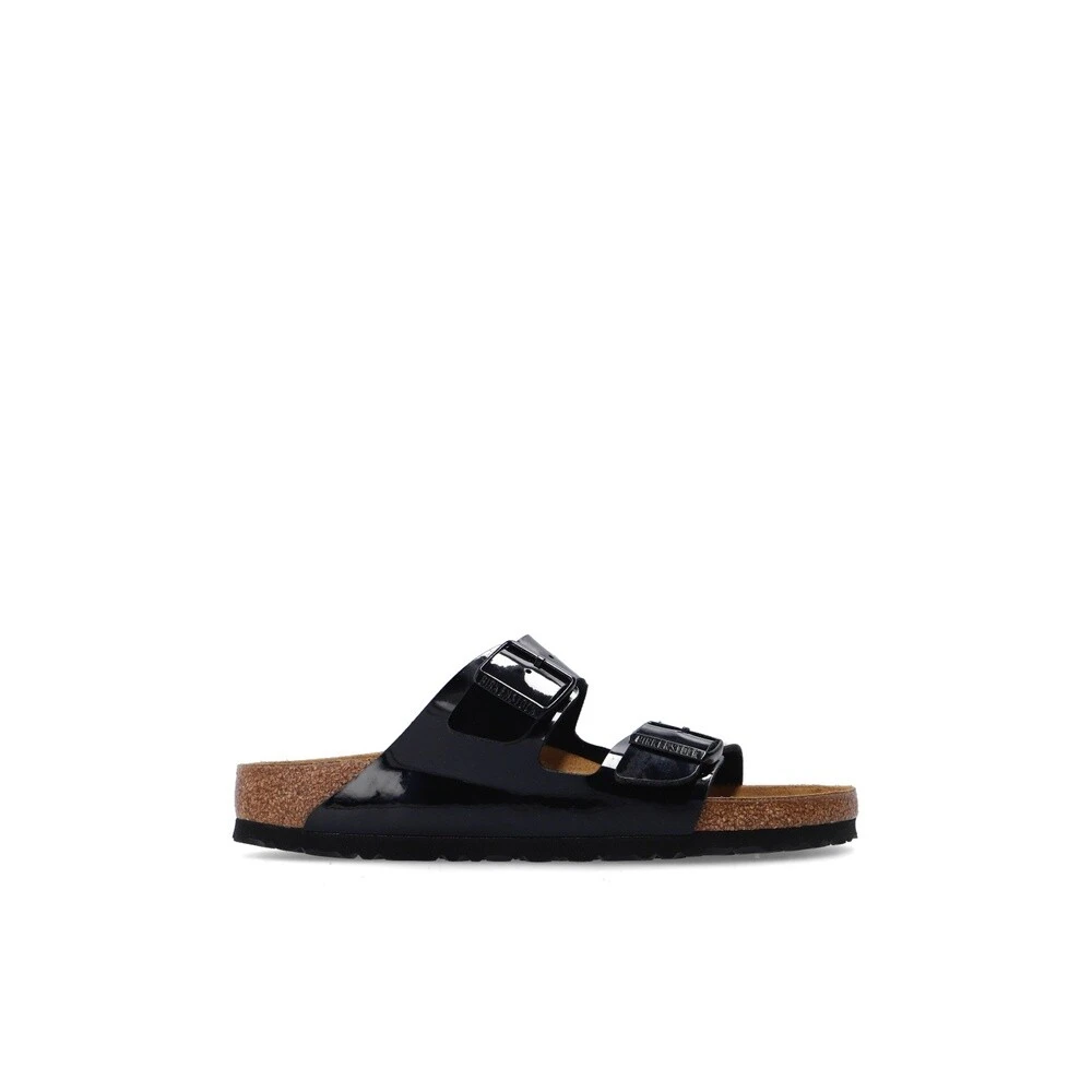 Birkenstock Women's Arizona Birko-Flor Patent Narrow Patent Black 36, Patent Black - main photo