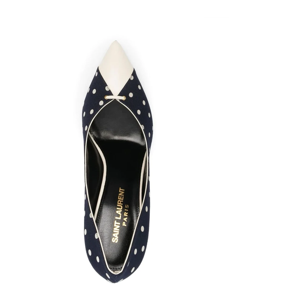 Saint Laurent Dame Sko Blå 36 EU, - side b