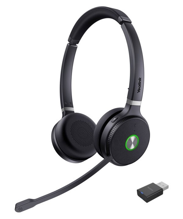 Yealink Wh62 Dual Portable Uc - Hodesett - On-Ear - Dect - Trådløs - Uc-Sertifisert