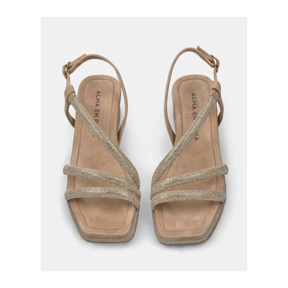 Alma EN Pena Dame Sko Beige 38 EU, - side b