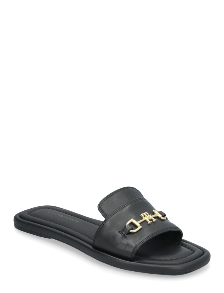 Tommy Hilfiger Leather Horsebit Mule - Black - 39 - main photo