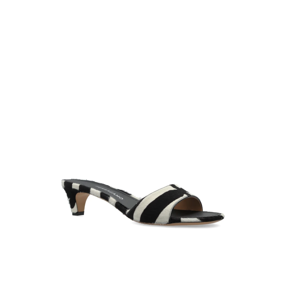 Ferragamo Dame Sko Svart 38 1/2 EU, - side b
