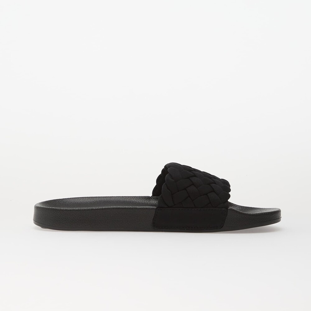 Tommy Hilfiger Th Braided Pool Slide   Black   41 - side b