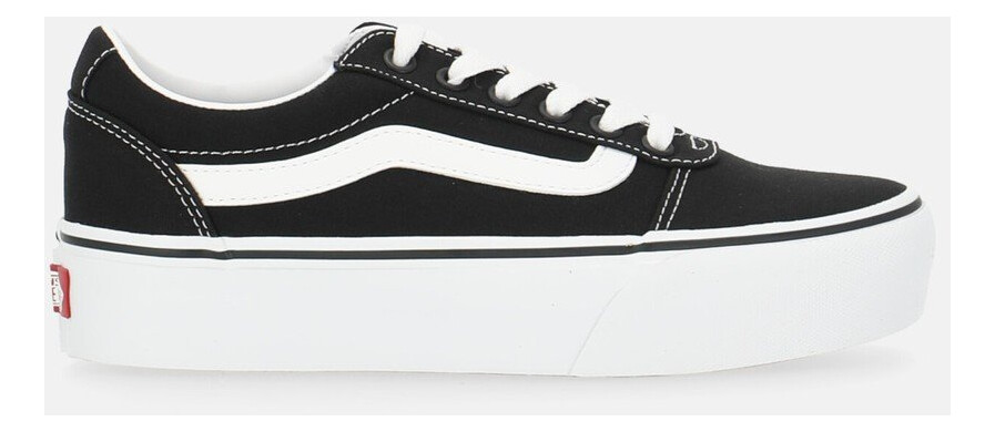 Vans Wm Ward Platform (Canvas) Black/White 36 (Us 6) Sneakers - main photo