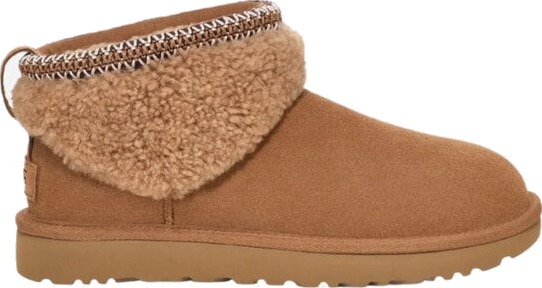 UGG Women's Classic Ultra Mini Maxi Curly Chestnut 37 - main photo