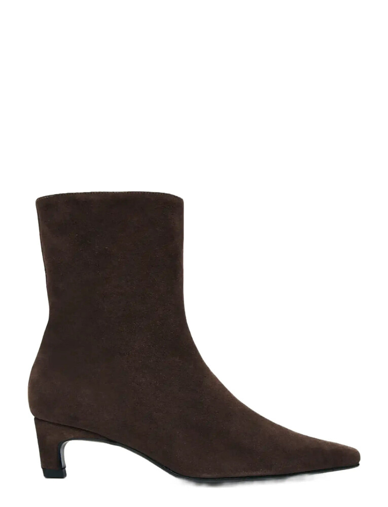 ALOHAS Ambar Suede Brown Leather Ankle Boots Brown 37 - main photo