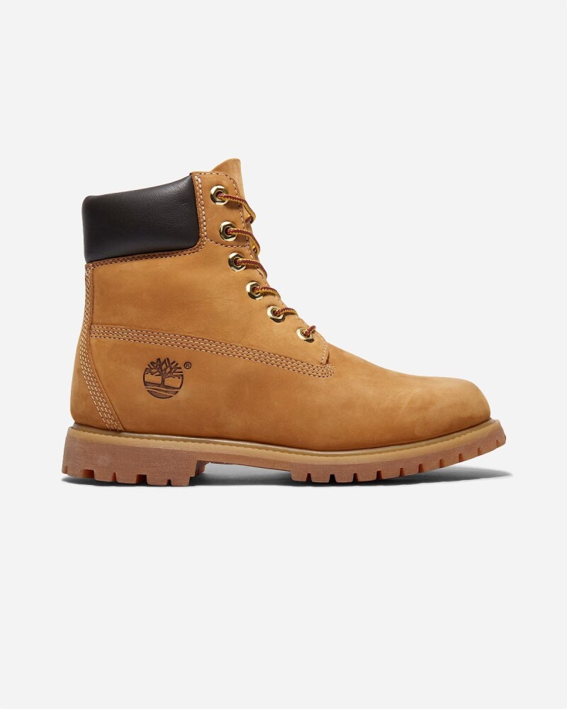 Premium 6 Inch Lace Up Waterproof Boot W - Wheat - side a