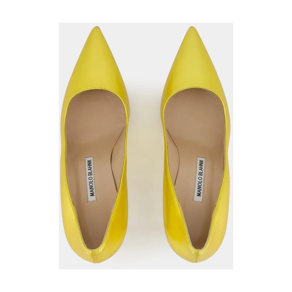 Manolo Blahnik, Dame, Sko, Gul, 36 EU, - side b
