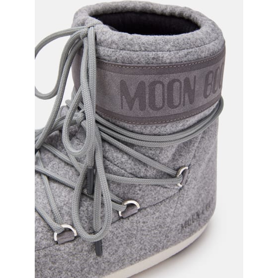 Moon Boot Icon Low Felt Grey 39/41 - side b