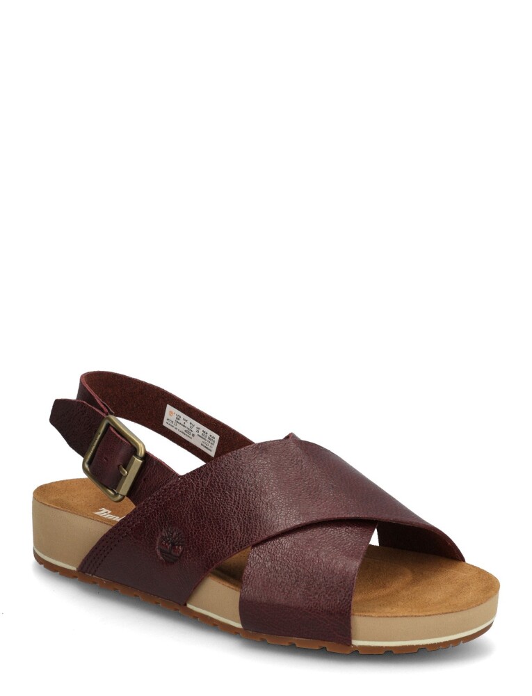 Timberland Malibu Waves Basic Backstrap Sandal Burgundy Full Grain   Burgundy   38 - main photo