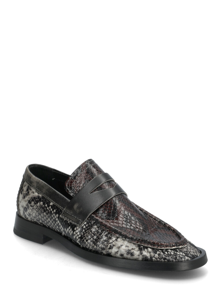 MIISTA Zita Brown And Grey Moccasin Loafers Multi/patterned 41 - main photo