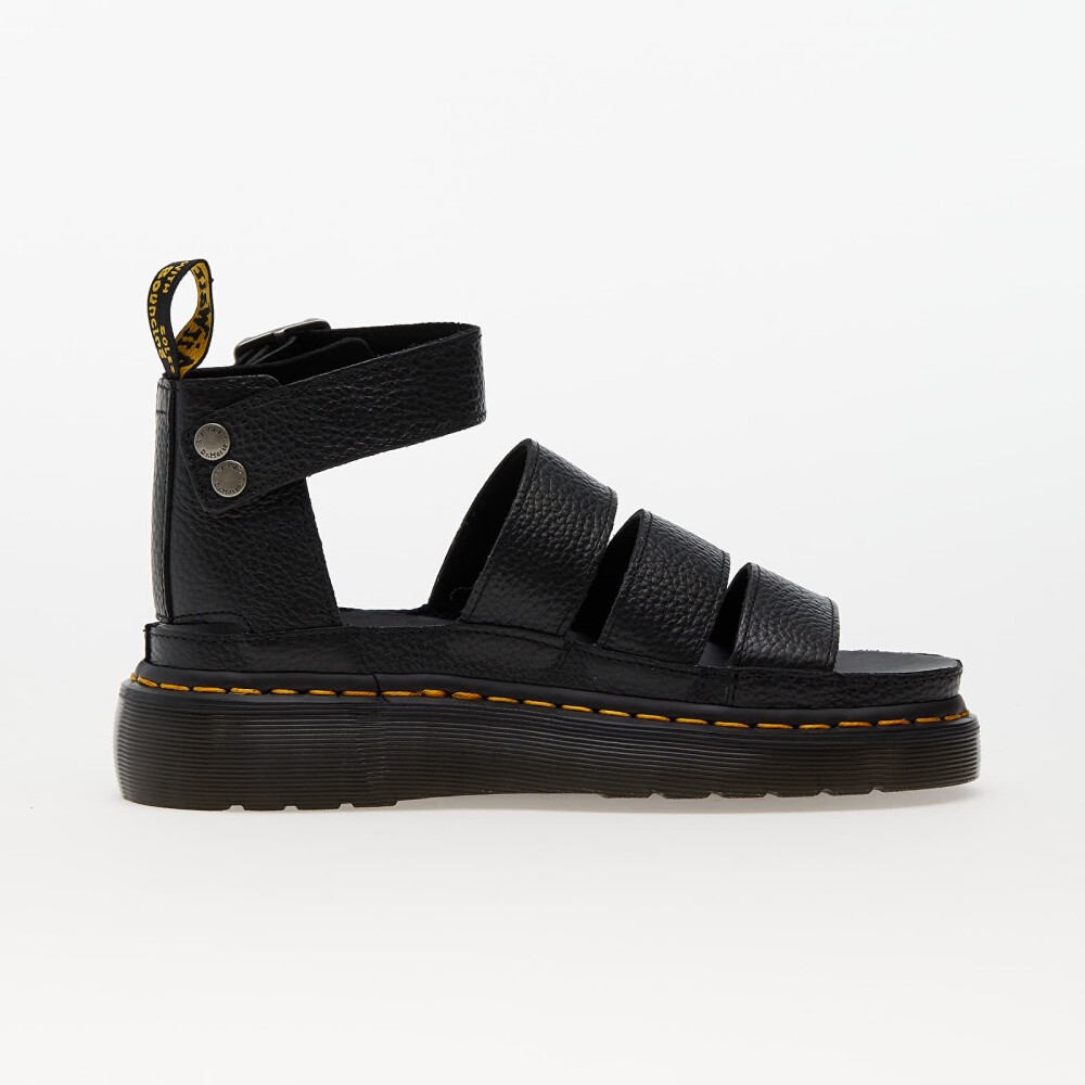 Dr. Martens Clarissa II Quad 3 Strap Sandal Black Milled Nappa EUR 41 - side b
