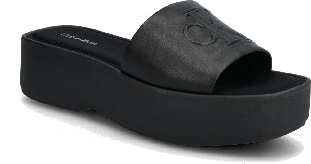 Calvin Klein Flatf Sndl Lth Mg   Black   37 - main photo