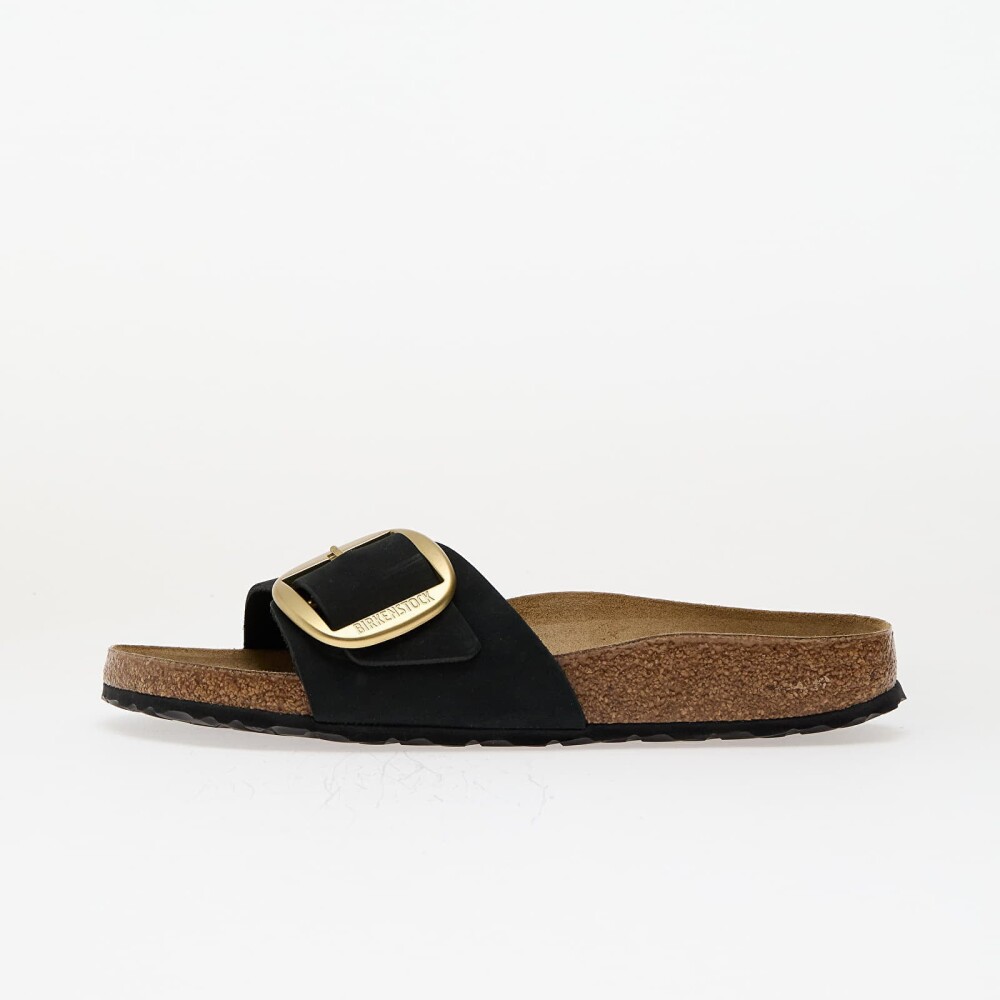 Joggesko Birkenstock Madrid Big Buckle Nubuk Leather Black EUR 37 - main photo