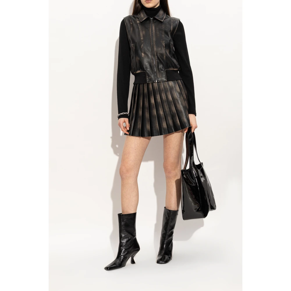 Diesel Dame Sko Svart 37 EU, - side a
