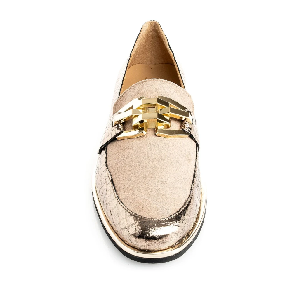 Nicola Sexton Dame Sko Beige 37 EU, - side a
