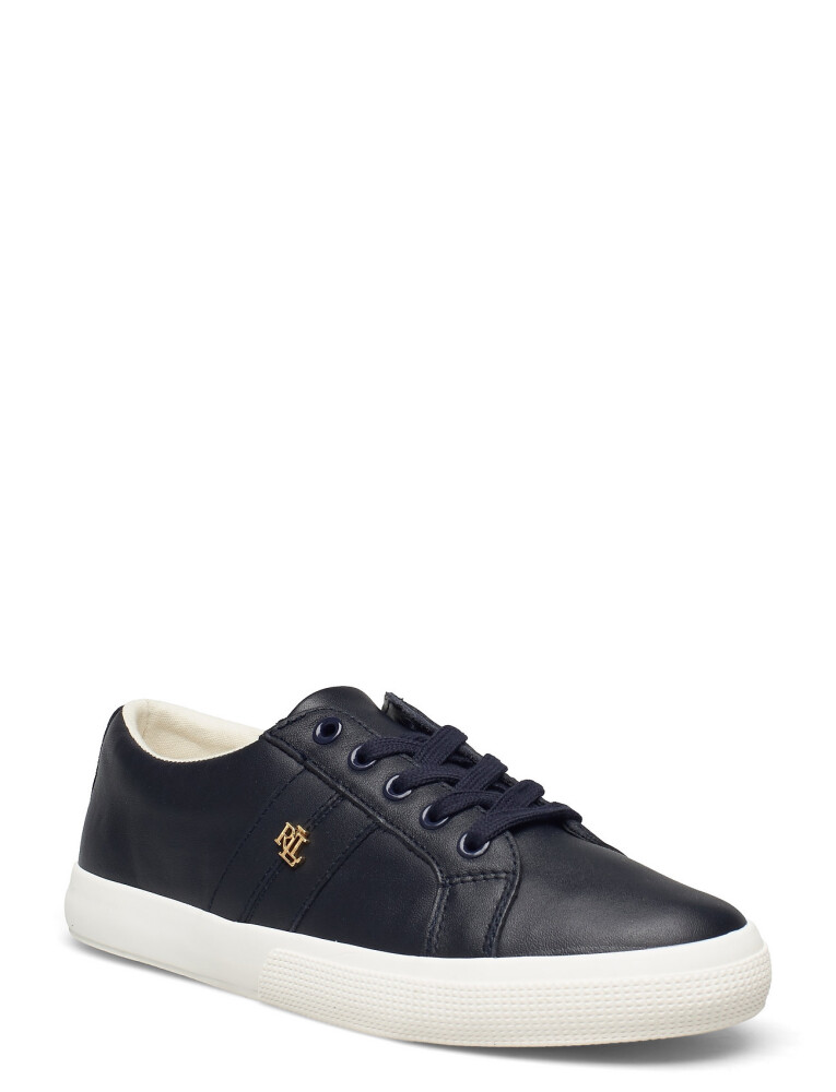 Lauren Ralph Lauren Janson Ii Nappa Leather Sneaker - Blue - 38 - main photo
