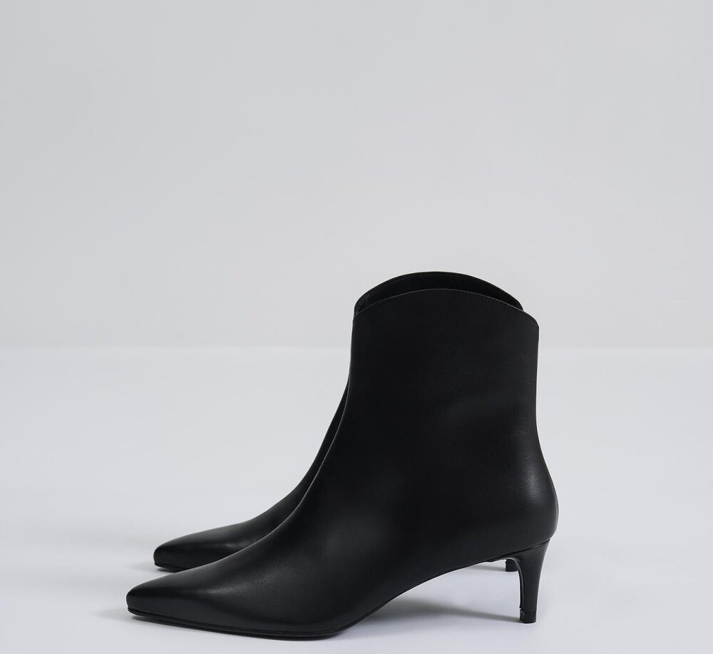Malina Izzie Kitten Heel Ankle Boots Black 39 - main photo