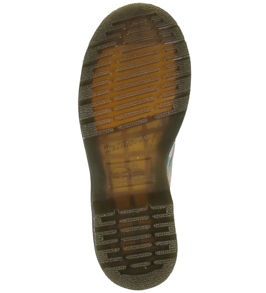 Dr. Martens 1460 Pascal Cloud Cream+Multi Genix Nappa - Green - 36 - side b