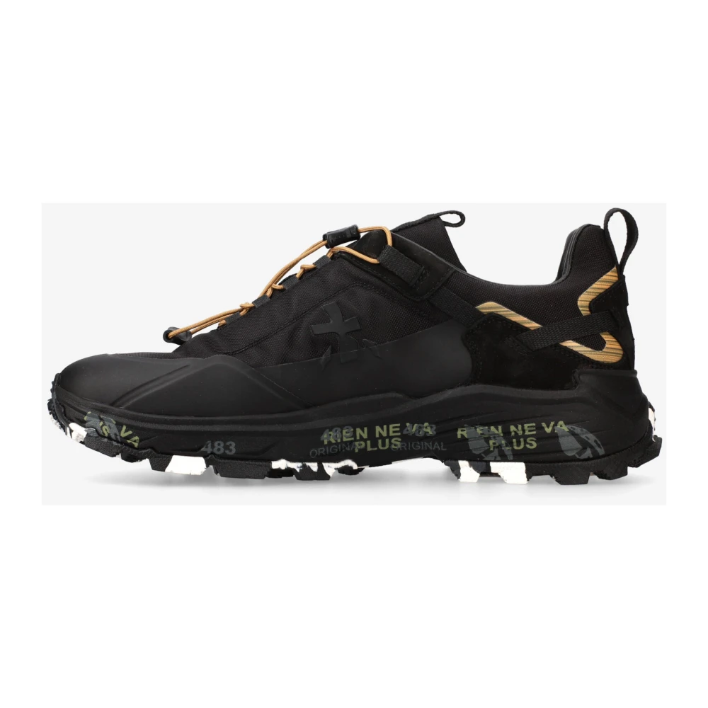 Premiata Herre Sko Svart 46 EU, - side b