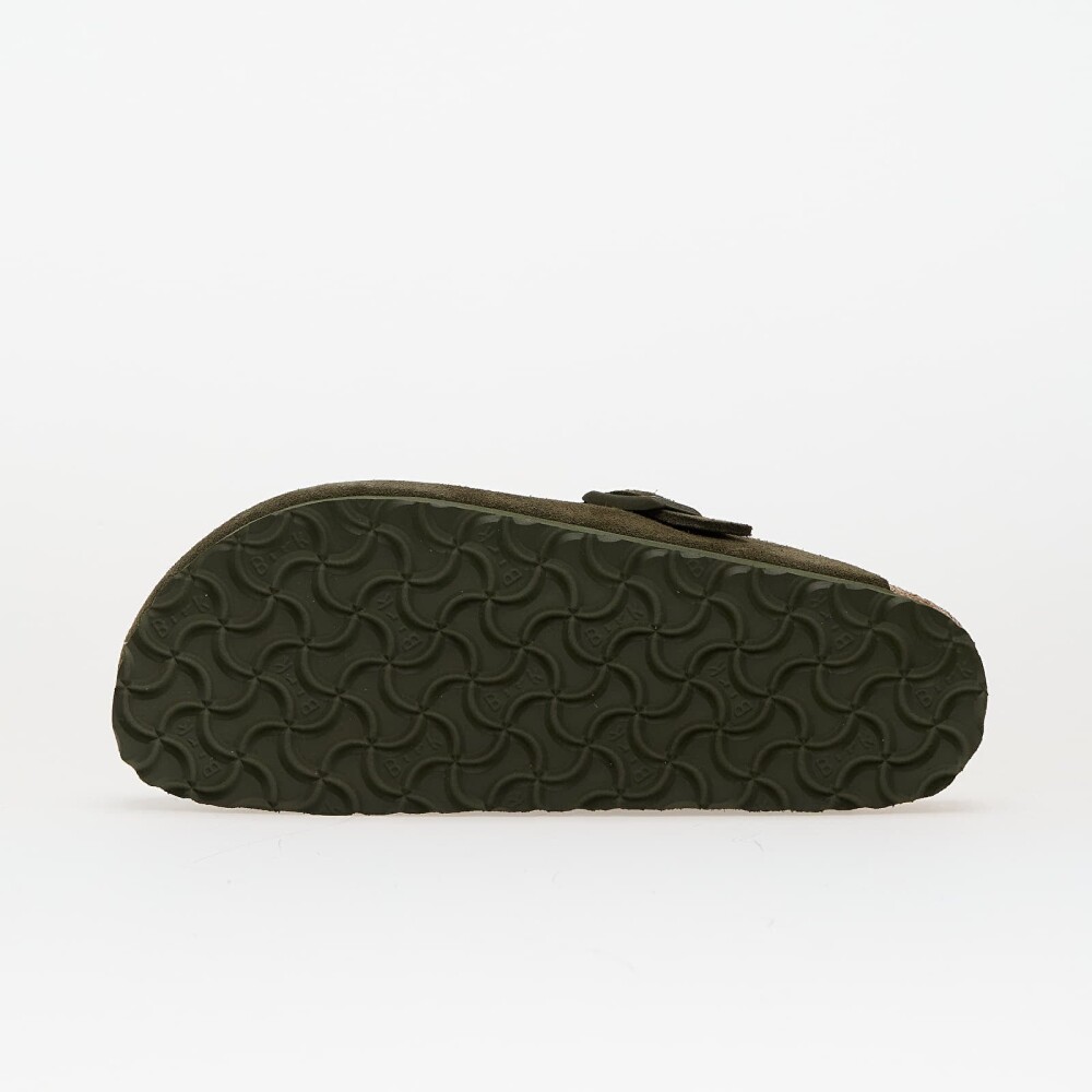 Birkenstock Boston Suede Leather Thyme EUR 40 - side a