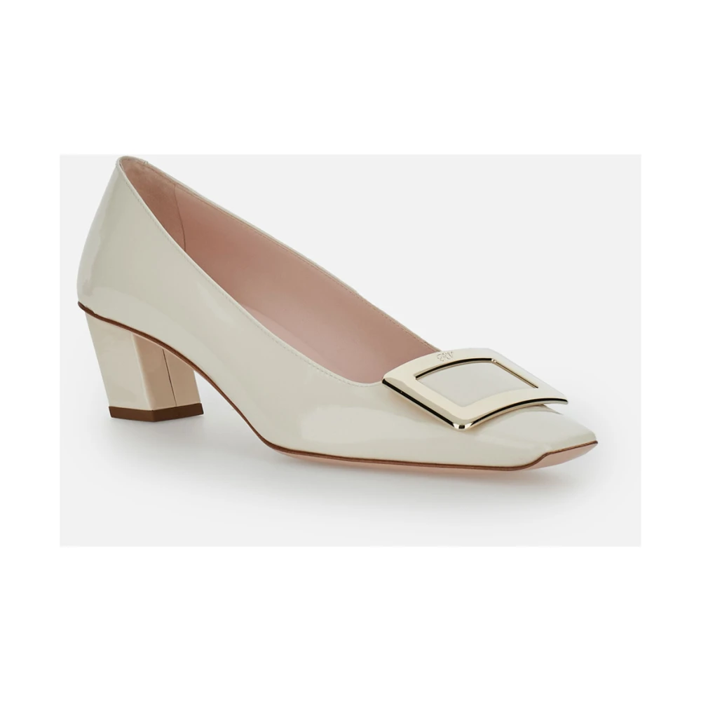 Roger Vivier Dame Sko Beige 38 EU, - side b