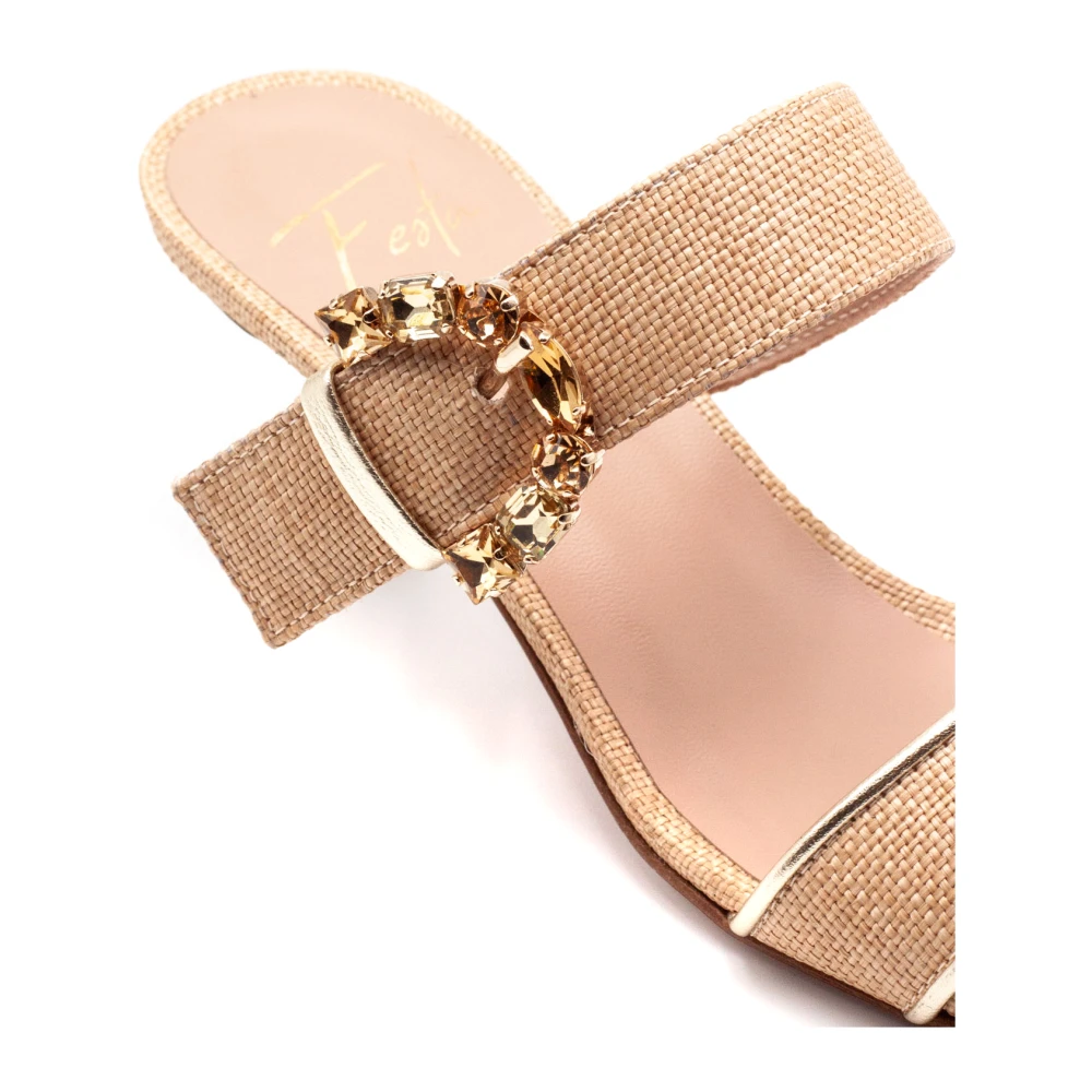 Roberto Festa Dame Sko Beige 36 EU, - side b