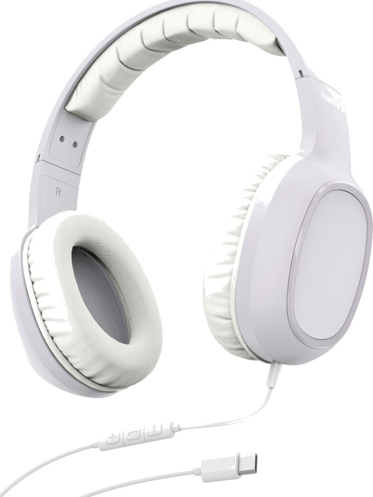 Hama Fun C Over ear Hodetelefoner Hvit