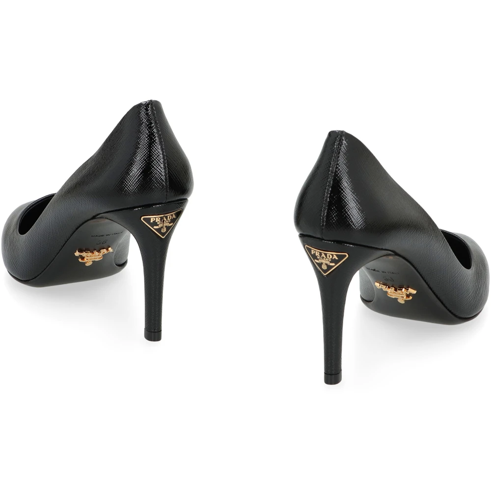 Prada Dame Sko Svart 38 1/2 EU, - side a
