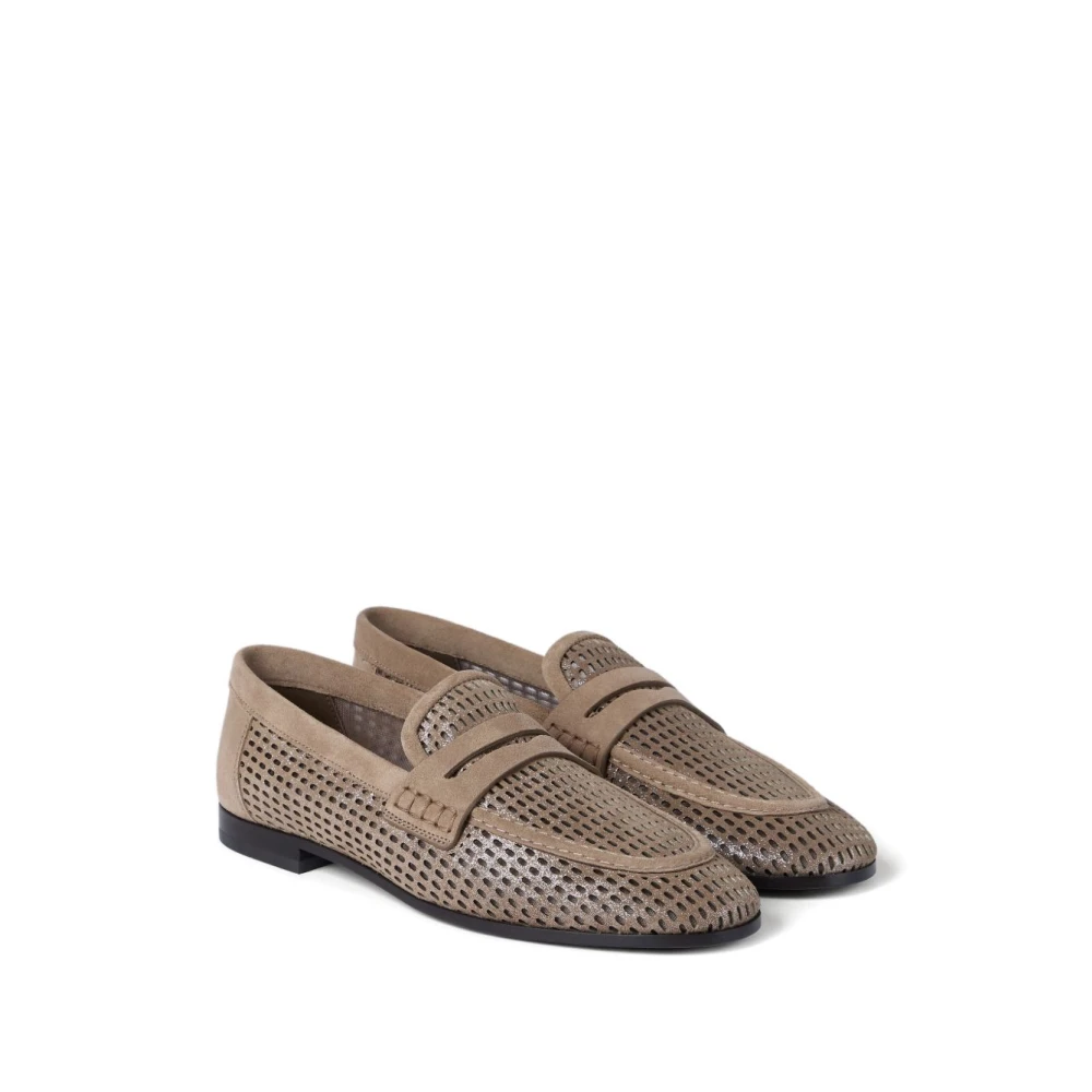 Brunello Cucinelli Dame Sko Brun 40 EU, - side b
