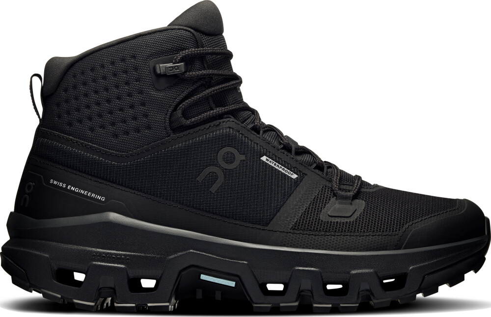 On Women"s Cloudrock Mid Waterproof Black/Black 40 - main photo