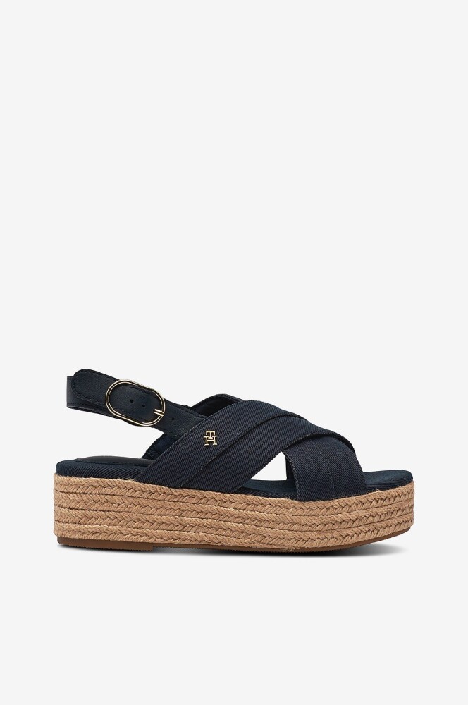 Tommy Hilfiger Sandal Denim Espadrille Platform Blå - main photo