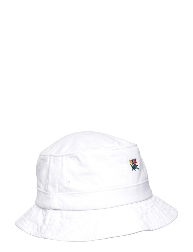 Aimé Leon Dore Brushed Crest Bucket Hat White S/M » Best Pris på