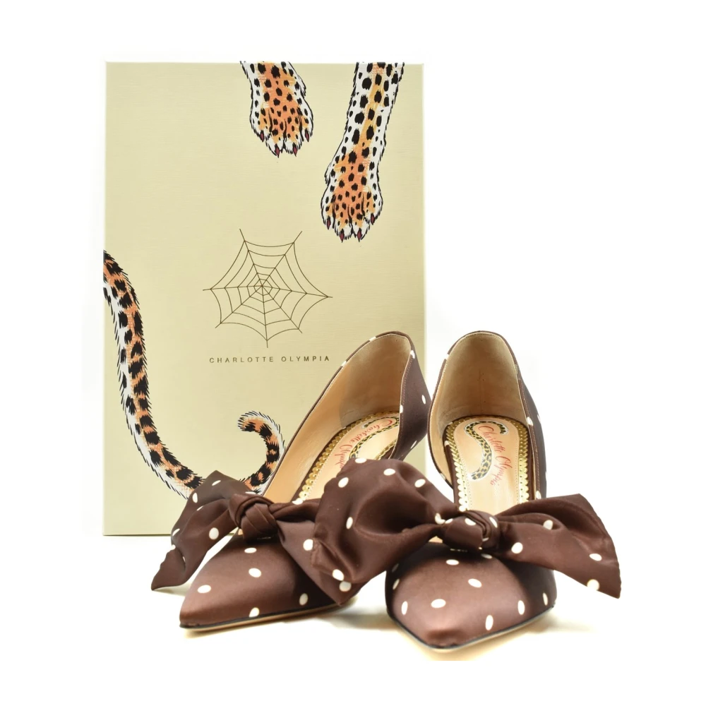 Charlotte Olympia Dame Sko Brun 40 EU - side b