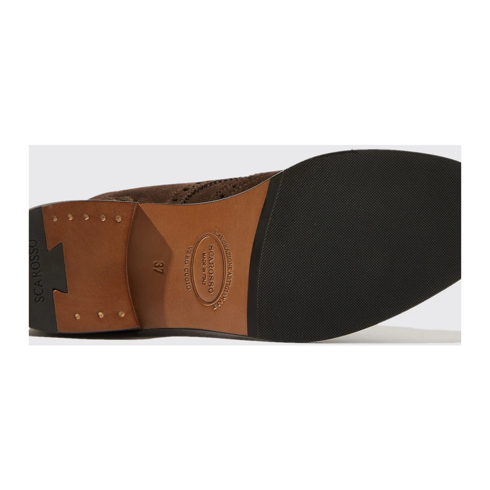 Scarosso Dame Sko Brun 38 EU, - side b