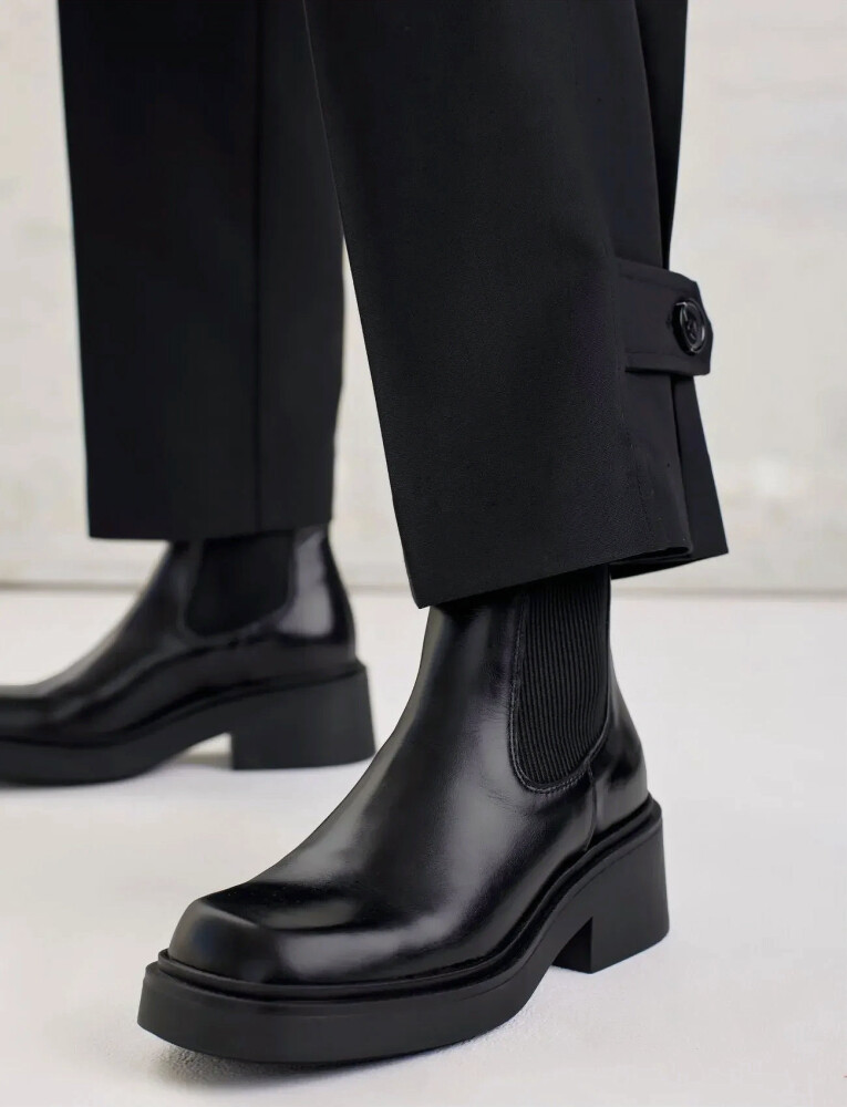 ANGULUS Booties - Flat - With Elastic - Black - 41 - main photo