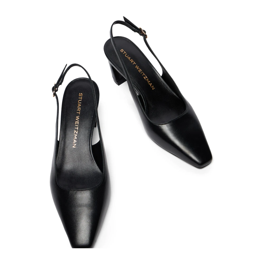 Stuart Weitzman Dame Sko Svart 38 1/2 EU, - side b